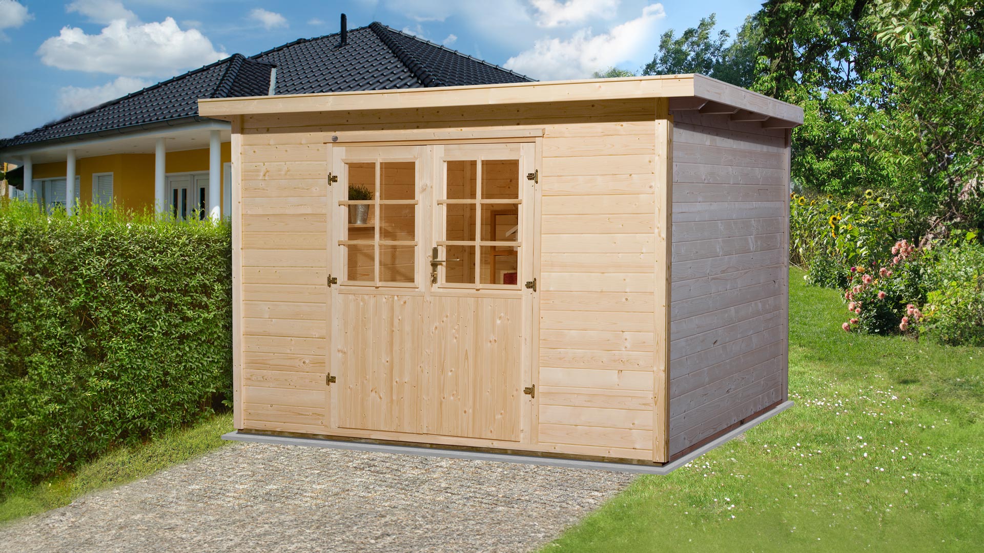 | Holzbau Restposten Gartenhaus WEKA günstig – kaufen
