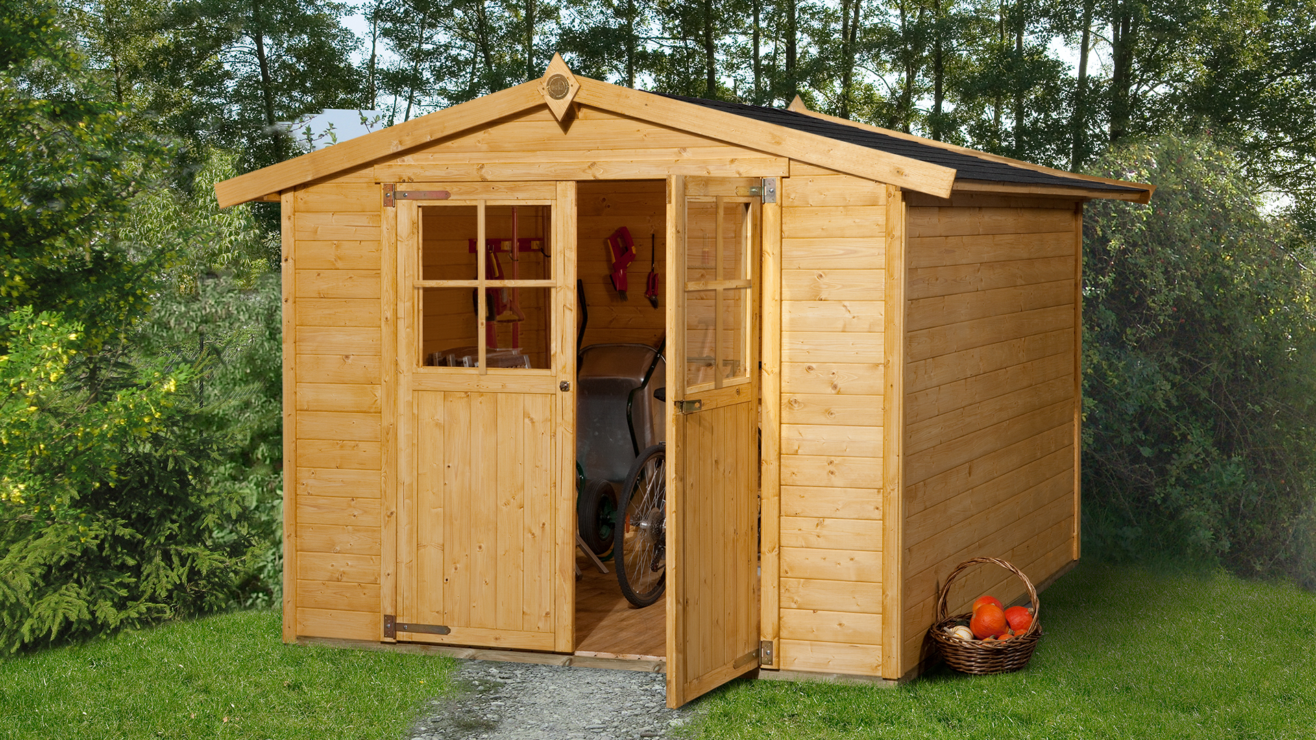 Gartenhaus Restposten günstig kaufen WEKA Holzbau